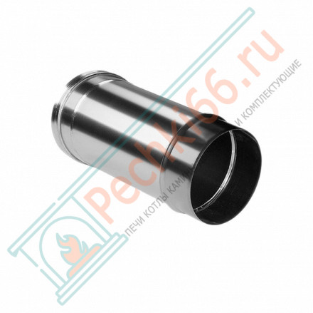 Труба прямая L=250 без изол (НЕРЖ-321/0,5) d-200 (Дымок-Lux)