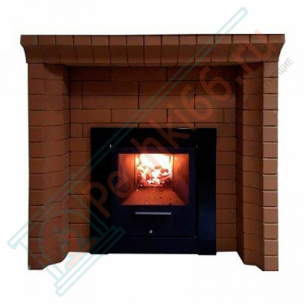 Портал для печей коричневый Фигурный кирпич (Россия)
