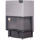 Топка Дельта 800 RB два стекла правая принтинг черный шамот (Экокамин)