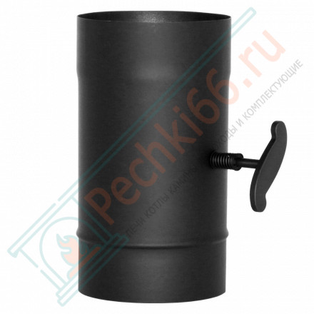 Задвижка VBR, черная (НЕРЖ-439/0,8) d-150 (Вулкан)