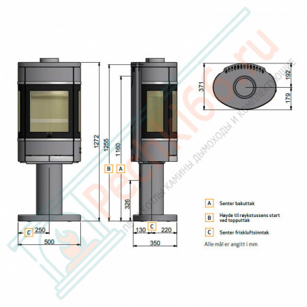 Печь-камин Scan 68-10 BP (Scan)