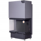 Каминная топка Дельта 800 B три стекла принтинг черный шамот (Экокамин) Каминная топка Дельта 800 B три стекла принтинг черный шамот (Экокамин)