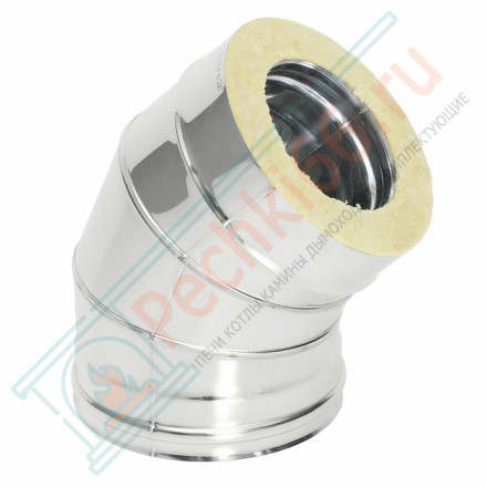 Отвод Термо 45° ОТ-Р (316-0.5/304) d-80/140 (ТиС Промо)