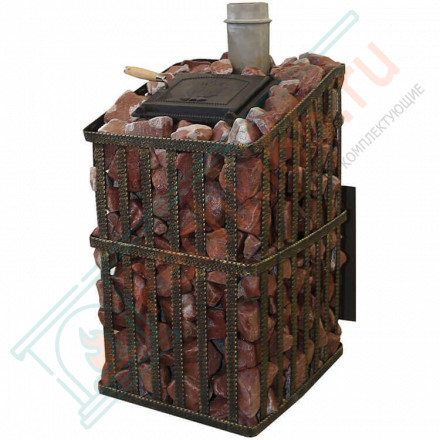 Чугунная печь для бани Гефест GFS-ЗК 30 (П2) Ураган (ТехноЛит)