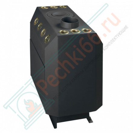 Отопительная печь Ставр 9ЧЧ, с чугунным кружком и чугунной дверцей (Термофор) до 150 м3