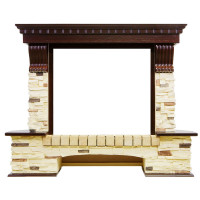 Портал Pierre Luxe угловой - Темный дуб / Сланец (Высота 1045мм)