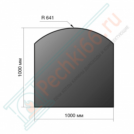 Притопочный лист 1000*1000*2 R641, чёрный, 2мм (Везувий)