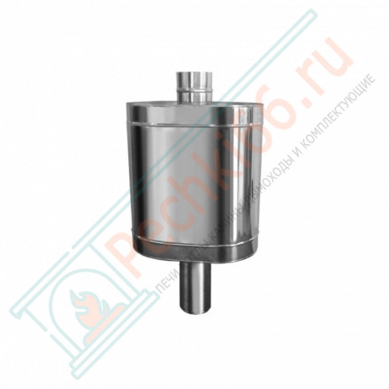 Натрубный бак для воды (НЕРЖ-304/0,8мм) 64 л, d-115 мм (Вулкан)