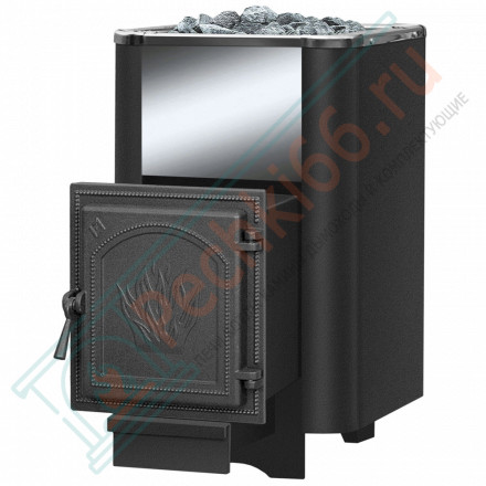 Чугунная печь для бани Сенсация 22 Антрацит 271 (Везувий) до 24 м3