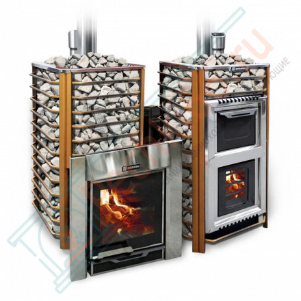 Чугунная печь для бани Ermak 36 Сетка-Люкс (Ермак)