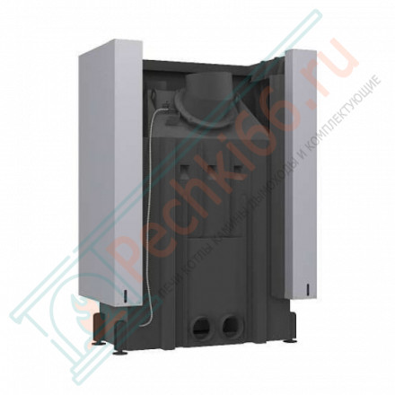 Топка Дельта 1000 RB два стекла правая черный шамот (Экокамин)